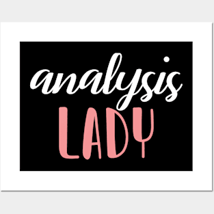 analysis lady - analysis girl Posters and Art